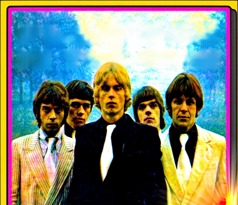 Book cover featuring the five members of 1960s band The Move.